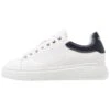 Emporio Armani Trainers - Optical White/Navy -Fashion Clothing Specialty Store b23f923901f04ec19a7cd77fe4ea9680