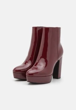 Anna Field High Heeled Ankle Boots - Dark Red -Fashion Clothing Specialty Store bbddd1c8a07444aa8ffbed290a1c4352