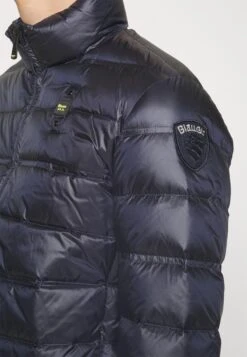 Blauer Basic High Neck Jacket - Down Jacket - Blue -Fashion Clothing Specialty Store bdf9f58e981f4fa9825011d363ba893a