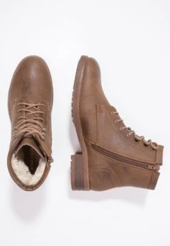 Anna Field Winter Boot - Lace-Up Ankle Boots - Coffee -Fashion Clothing Specialty Store be01f28626204beb8ebc507c55715f3f