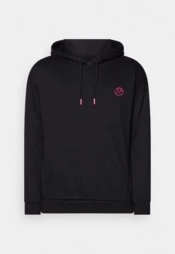 YOURTURN Embroidered Text Hoodie Unisex - Hoodie - Black -Fashion Clothing Specialty Store c692656bb29846b2a2927c8d86f929fa