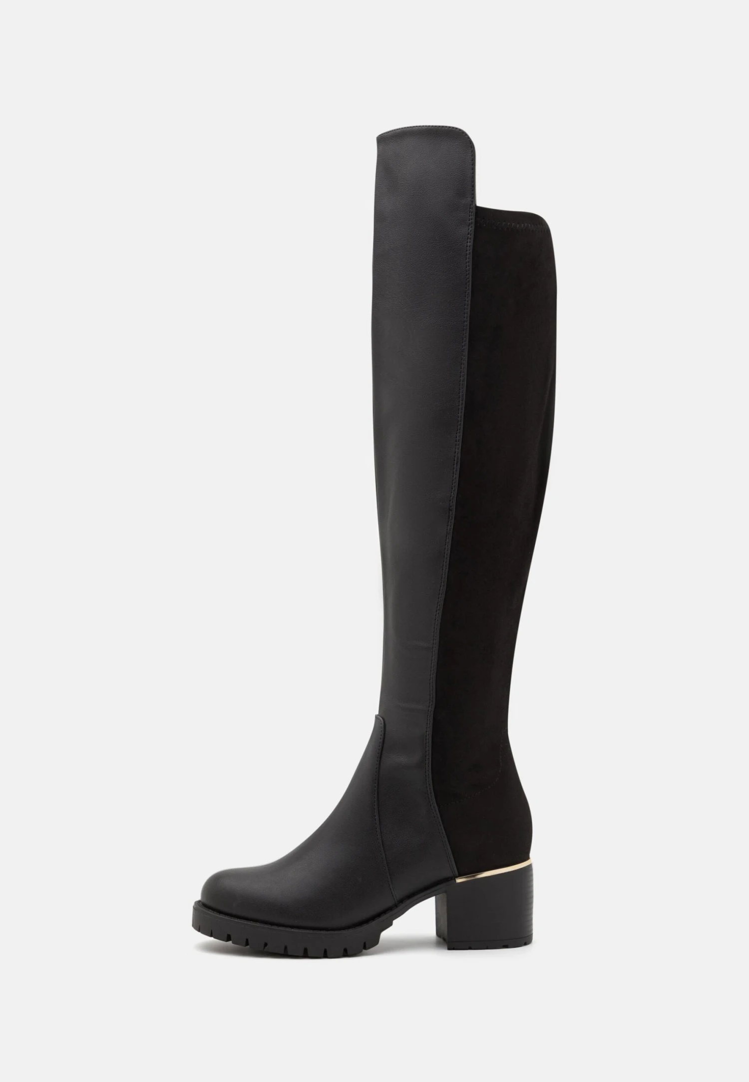 Over-The-Knee Boots - Black 4 Over-The-Knee Boots - Black - Image 2