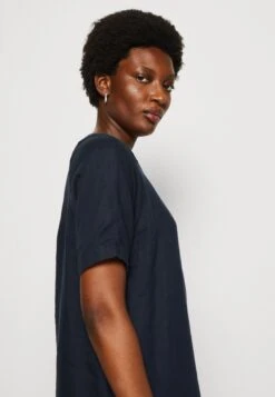 Marc O'Polo Dress Sportiv Style Slightly Egg Shaped Raglan Sleeve - Day Dress - Deep Blue Sea -Fashion Clothing Specialty Store d8ff54a1b6004592aaf6fffe0ec61556