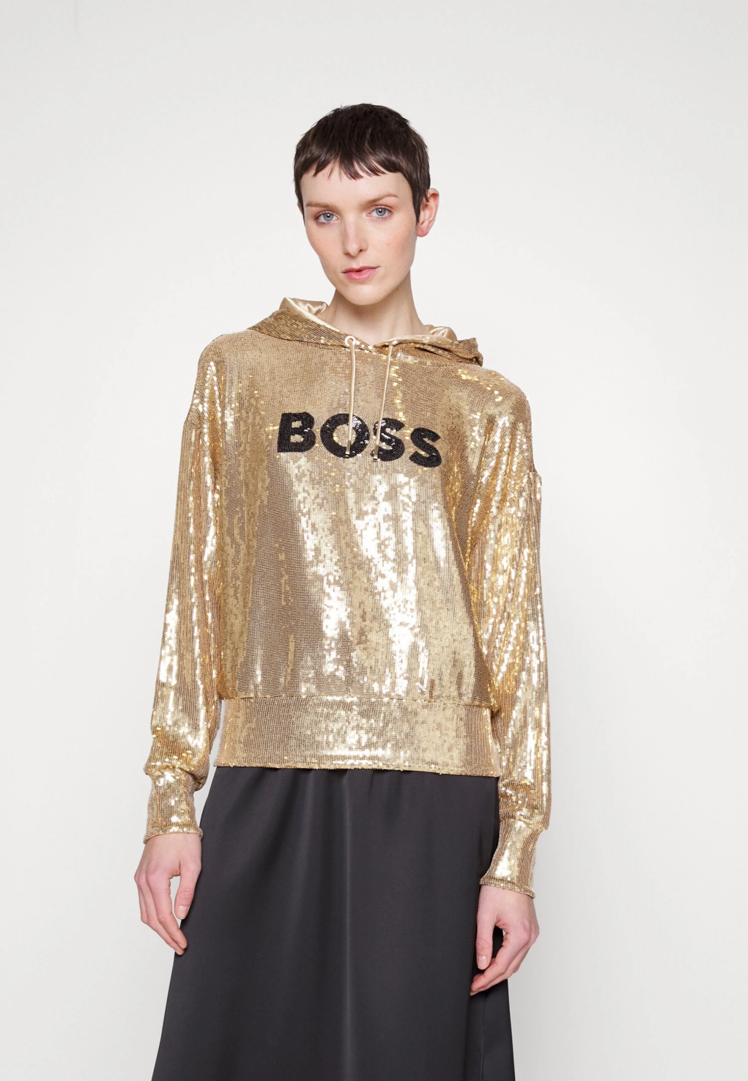 Boss Esoca - Sweatshirt - Gold-Coloured 3 Boss Esoca - Sweatshirt - Gold-Coloured