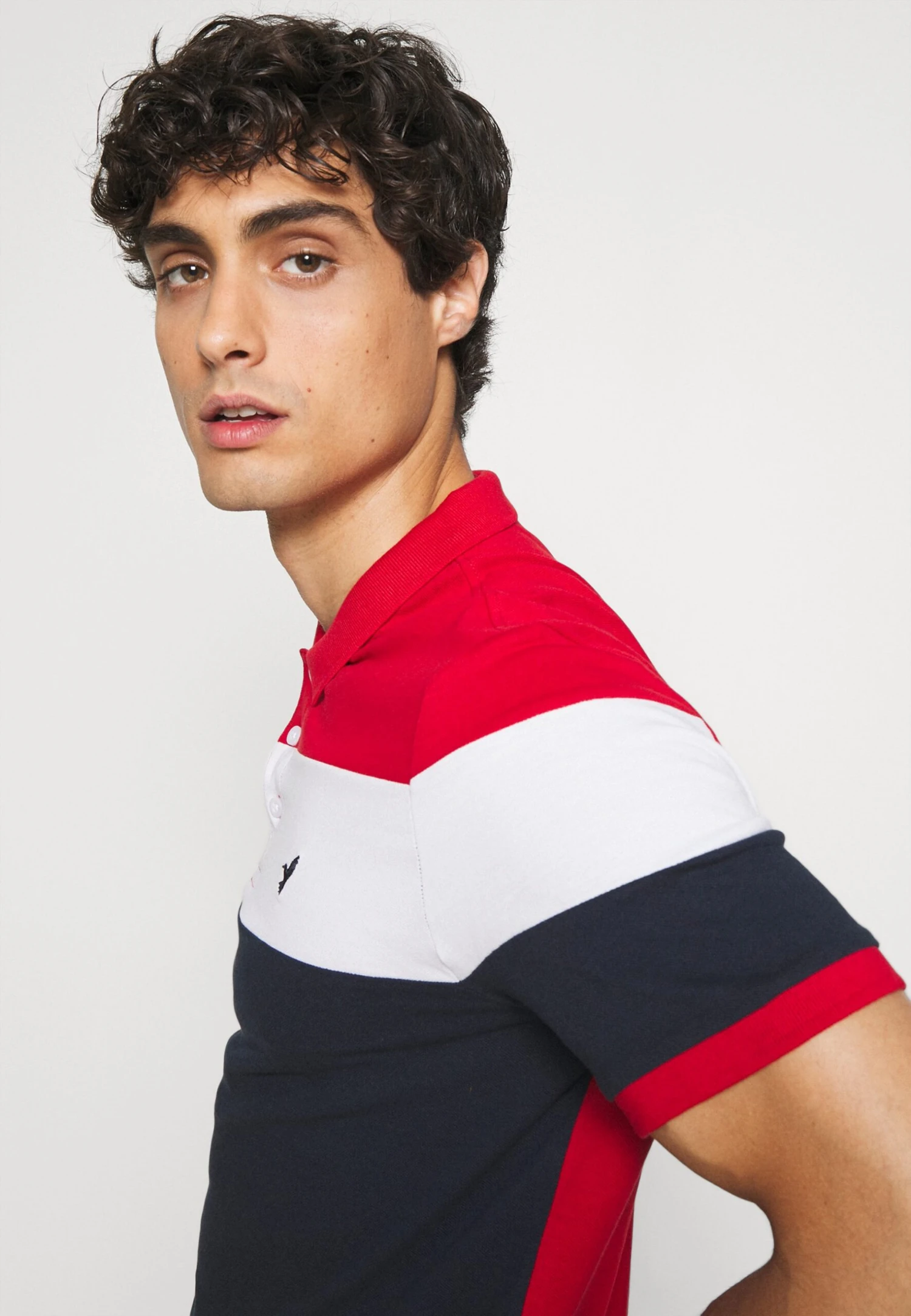 Pier One Polo Shirt - Red/White/Dark Blue 6 Pier One Polo Shirt - Red/White/Dark Blue - Image 4