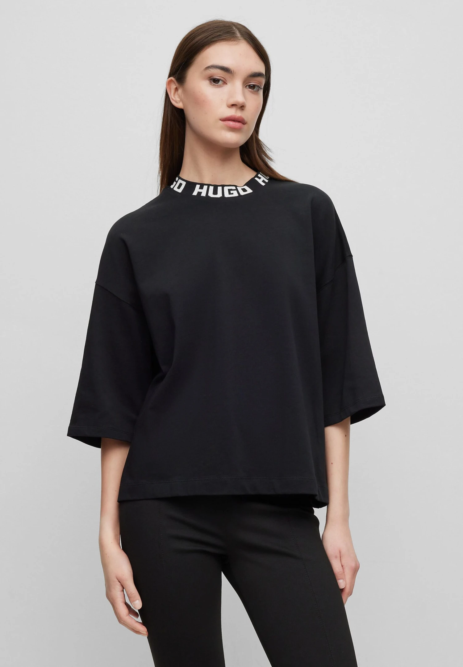 Hugo Dinaya - Long Sleeved Top - Black One 3 Hugo Dinaya - Long Sleeved Top - Black One