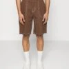 YOURTURN Unisex - Denim Shorts - Brown -Fashion Clothing Specialty Store ed5d26a5f0ab47b69974ad3451b1f5c7