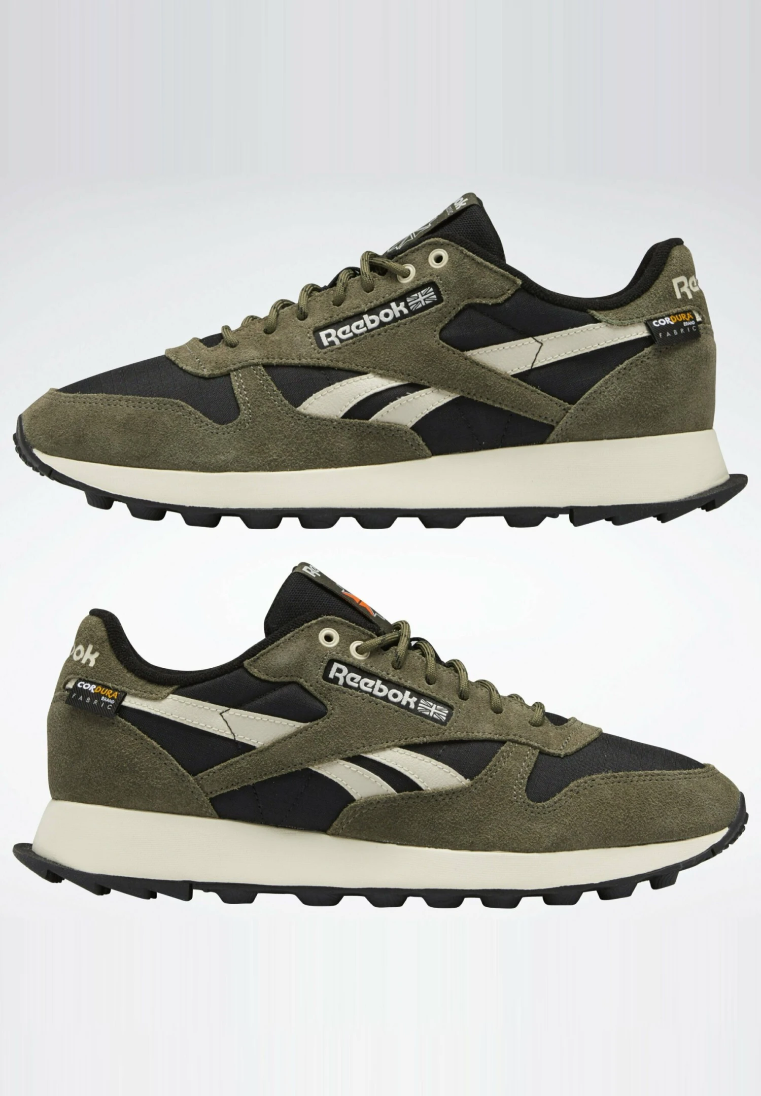 Reebok Classic Classic Leather Unisex - Trainers - Core Black Army Green Stucco 8 Reebok Classic Classic Leather Unisex - Trainers - Core Black Army Green Stucco - Image 6