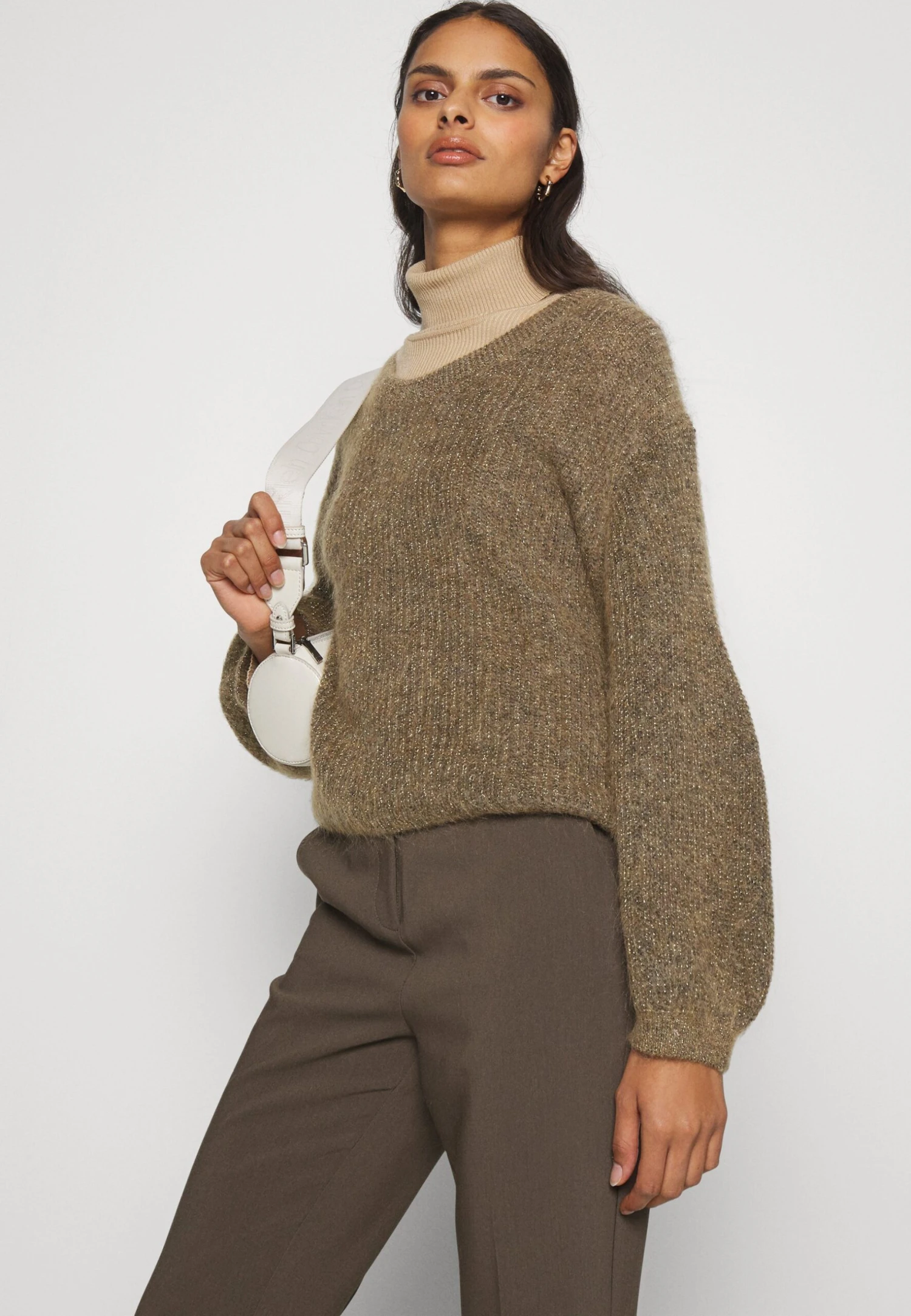 ARKET Jumper - Oat Melange With Gold 6 ARKET Jumper - Oat Melange With Gold - Image 4