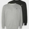 Pier One Plus Size 2 Pack - Sweatshirt - Black/Mottled Grey -Fashion Clothing Specialty Store f77ce5b70f724ed9bc6cfb5df2c735ab