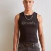 Jaded London Crush Rhinestone Vest Unisex - Top - Black -Fashion Clothing Specialty Store fc2fbd45dd884721af7c6c4991a0c508