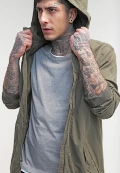 Pier One Parka - Khaki -Fashion Clothing Specialty Store ffa45efc2dcd46dca209c3efa063c7ea